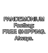 PANDEMONIUM, Free shipping. Always.