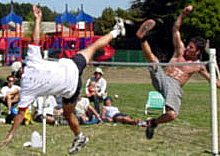 Emmanuel Bouchard at the 2001 world footbag championship