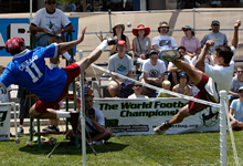 Emmanuel Bouchard at the 2002 world footbag championship