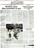 Emmanuel Bouchard in Le Devoir, Montreal, July 2, 2000