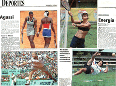 Emmanuel Bouchard in El Nuevo Dia, Porto Rico, July 7, 1999