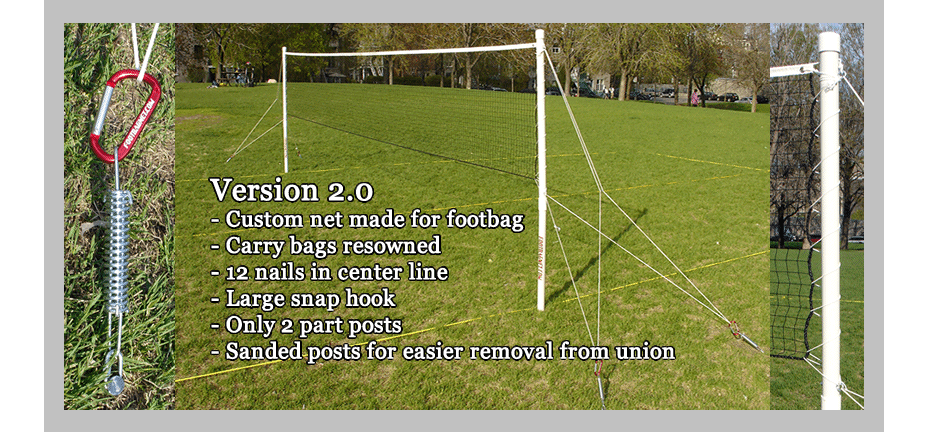 Pro Footbag Net Set